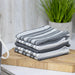 Set of 5 Tea Towels - Grey Image 4