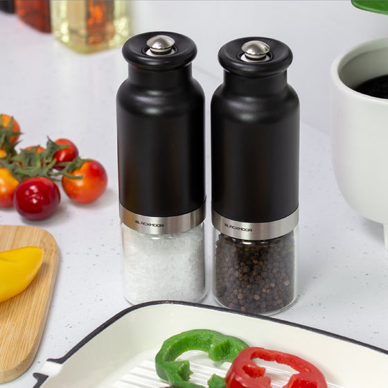 Gravity Salt And Pepper Mills - Black Image 2