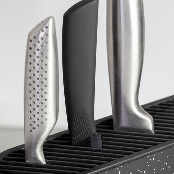 Matt Black Universal Knife Block Image 5