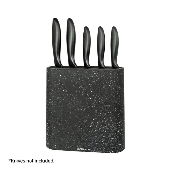 Matt Black Universal Knife Block Image 2