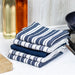 Set of 5 Tea Towels - Navy Blue Image 1