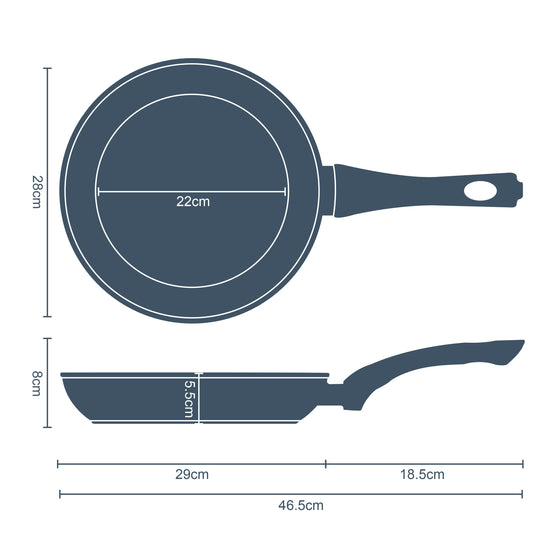 Classic 28cm Black Non Stick Frying Pan Image 9