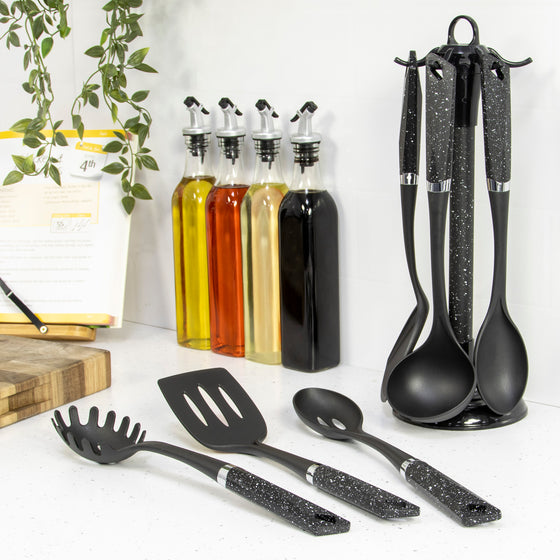 6-Piece Black Utensil Set Image 2