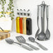 6-Piece Grey Utensil Set Image 2