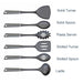 6-Piece Grey Utensil Set Image 3