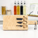 Bamboo Cheeseboard & 3 Knife Set Image 2