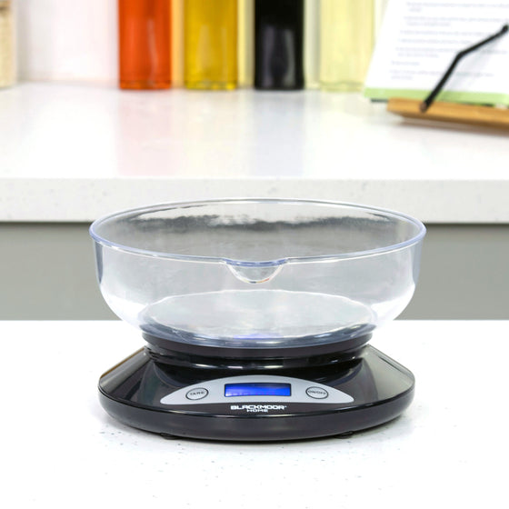 Digital Kitchen Scales with Bowl Image 1