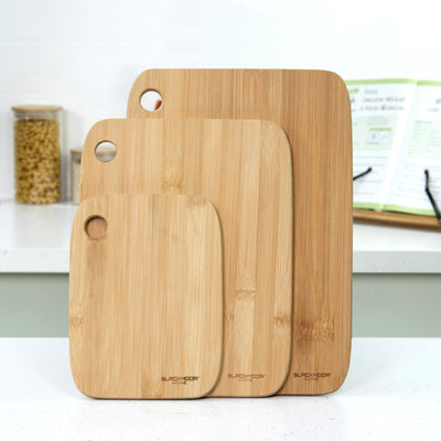 Set Of 3 Bamboo Chopping Boards