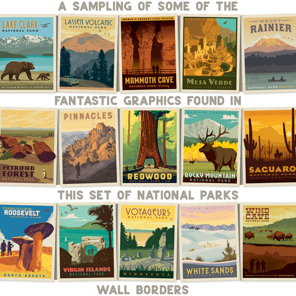 Introducing National Parks Peel-and-Stick Wall Borders