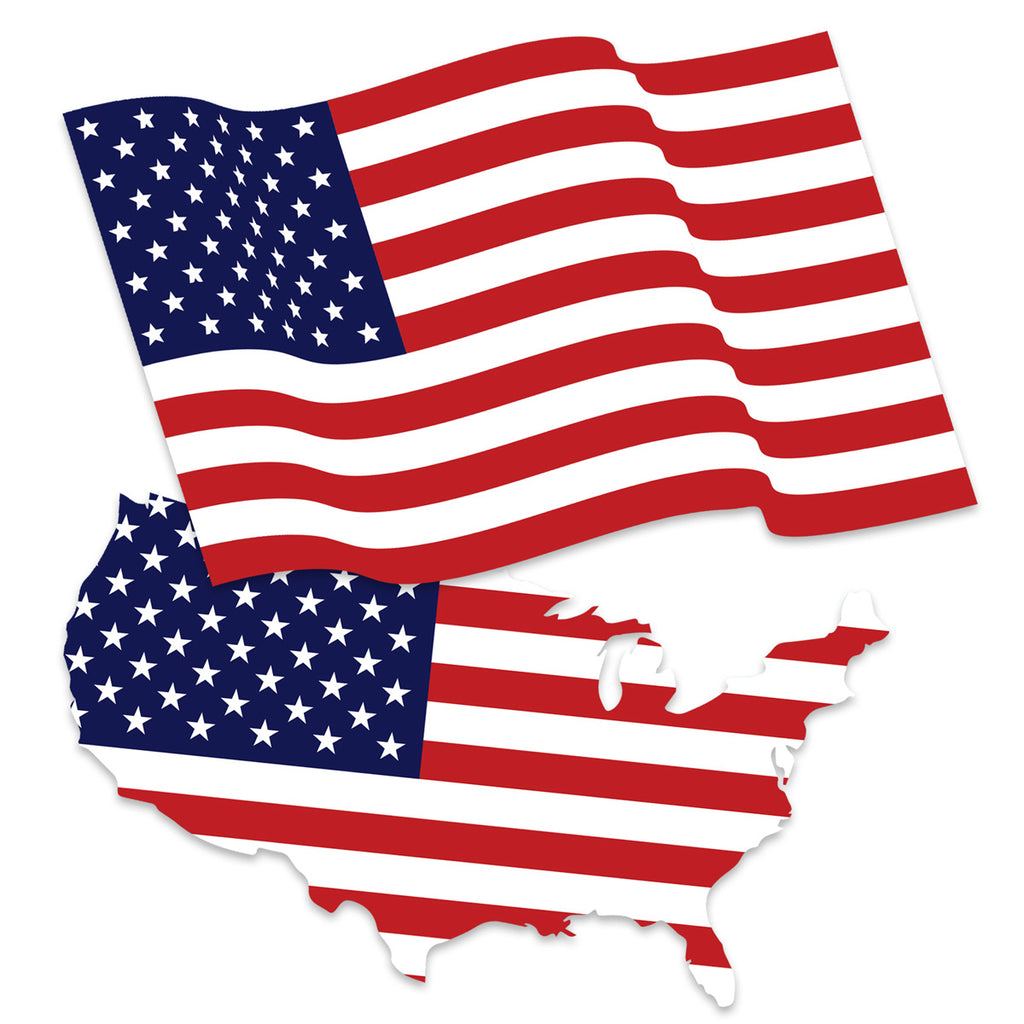 Show Your Patriotic Side with USA American Flag Stickers