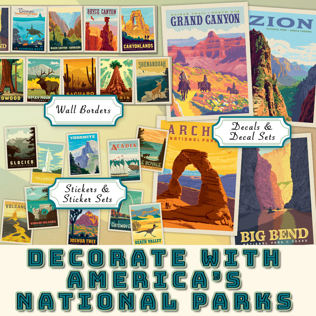 Introducing National Parks Peel-and-Stick Wall Borders