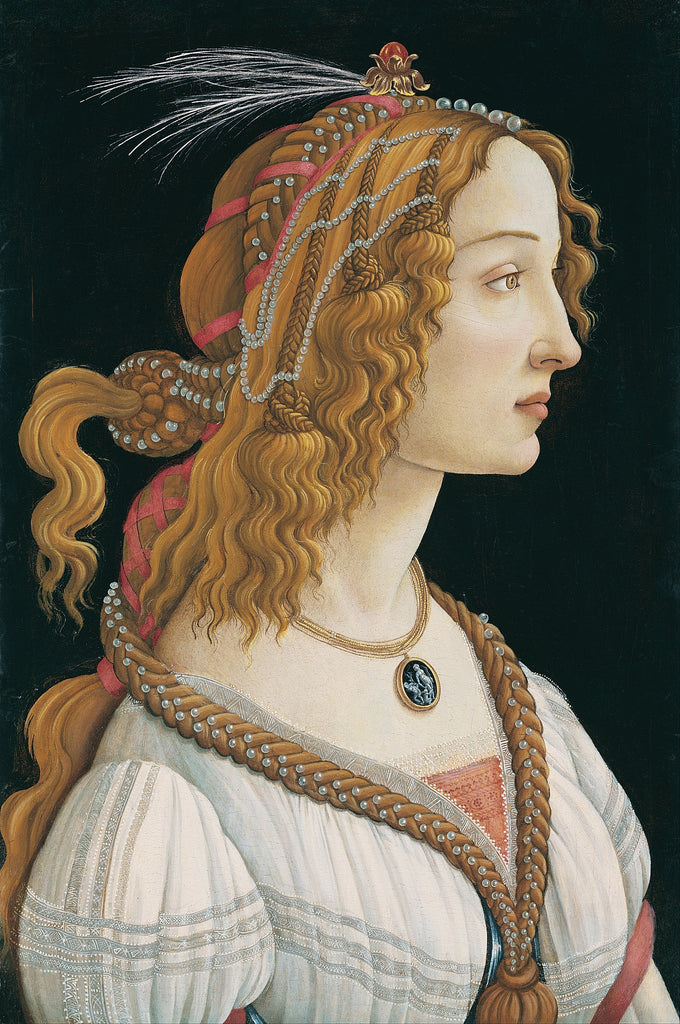 Sandro Botticelli - Idealized Portrait of a Lady (Portrait of Simonetta Vespucci as Nymph)