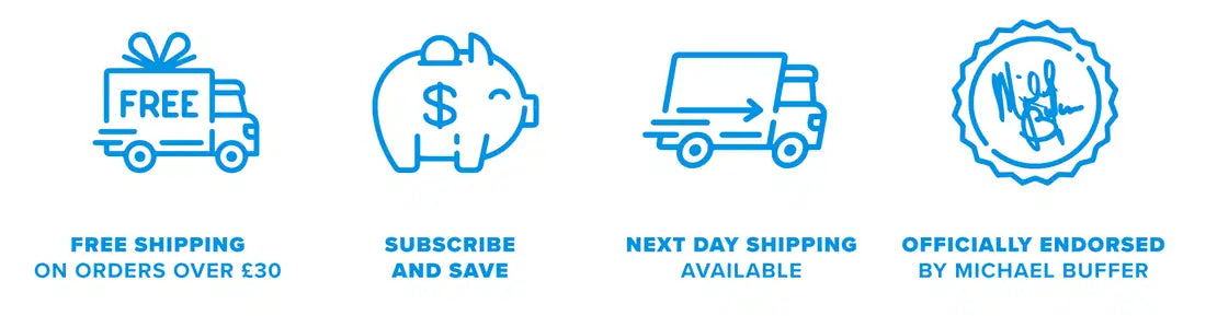 Free Shipping on Orders over £30, Next day shipping available, Officially endorsed by Michael Buffer