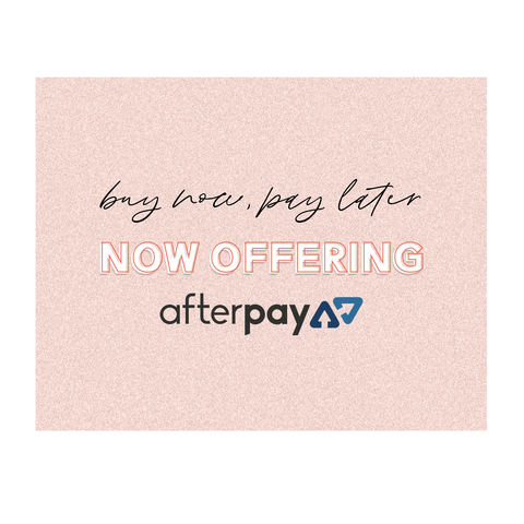 now offering afterpay