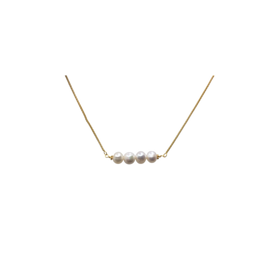 18ct Pearl Choker Bridal Necklace