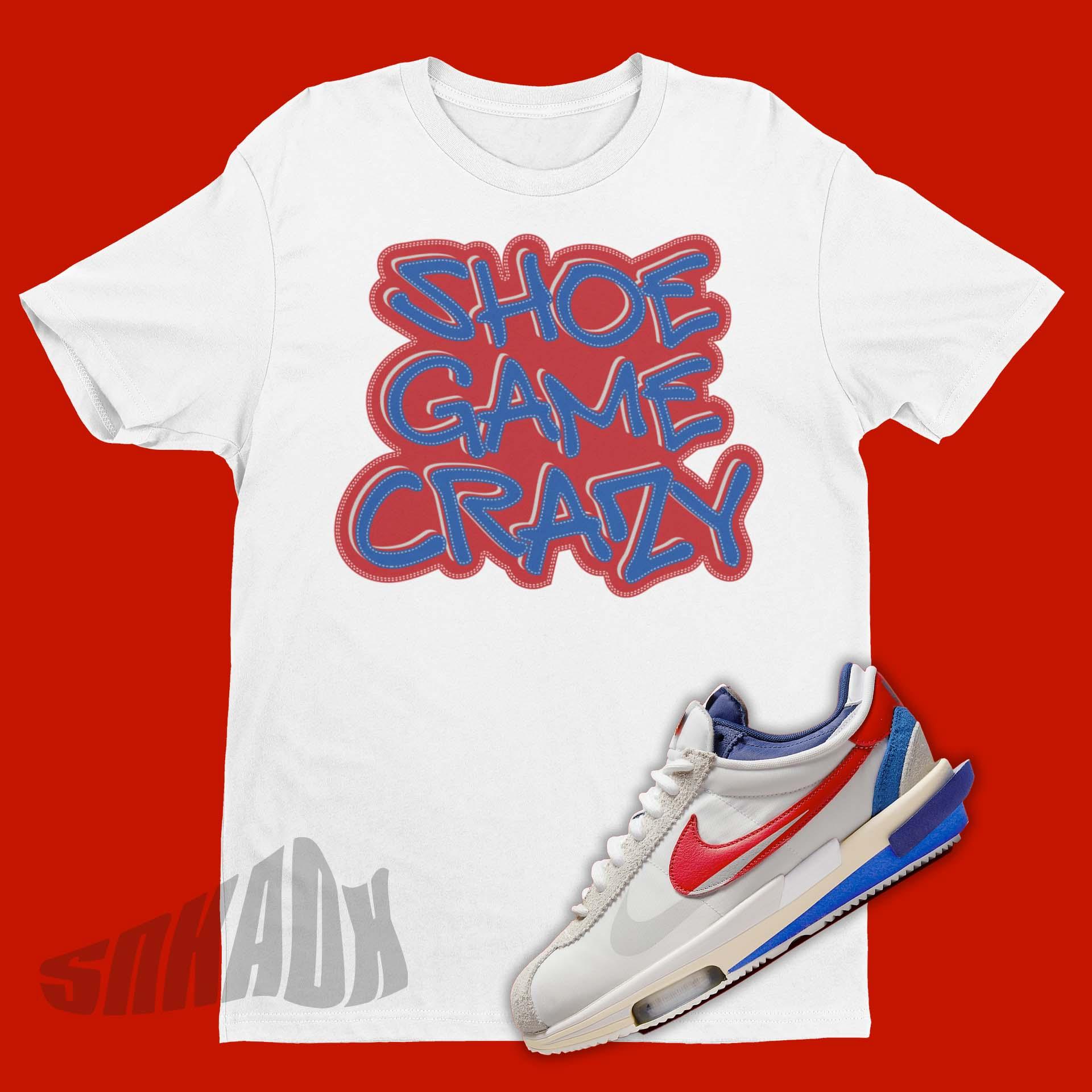 Shirt To Match Nike Sacai Cortez 4.0 White University Red - Sneakertees ...