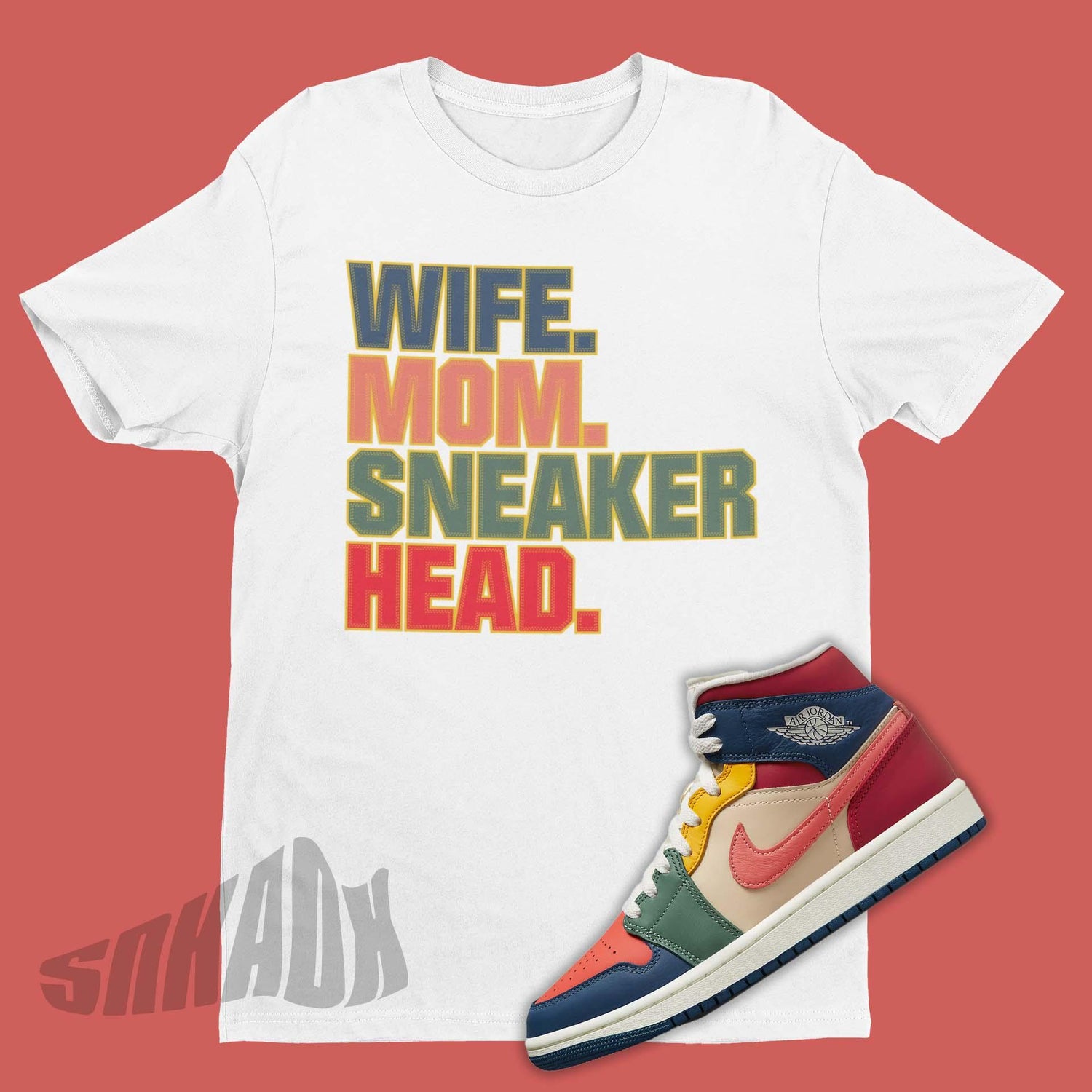 air jordan multicolor shirt