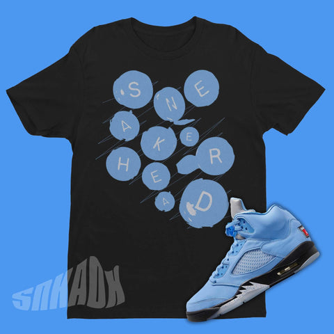 blue jordan tee