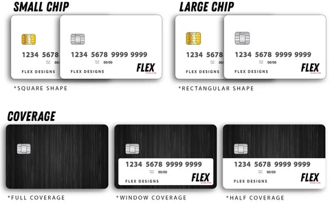 FLEX Designs Credit & Debit Card Chip Size