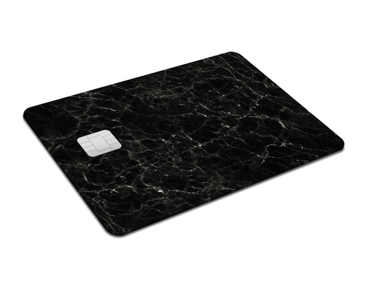 Wrapcart 8 cm Black lV Debit/Credit Card Skin Window Cut - Square