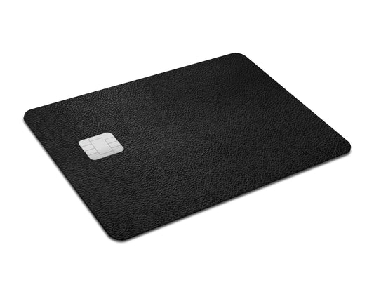 Wrapcart 8 cm Black lV Debit/Credit Card Skin Window Cut - Square