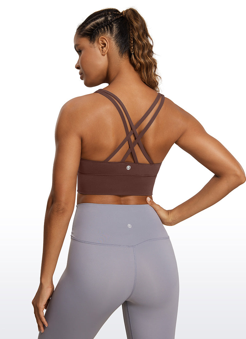 Yoga Trendy Medium Support Contrast Binding Sports Bra Top, Double-shoulder  strap Square Neckline for Sale Australia, New Collection Online