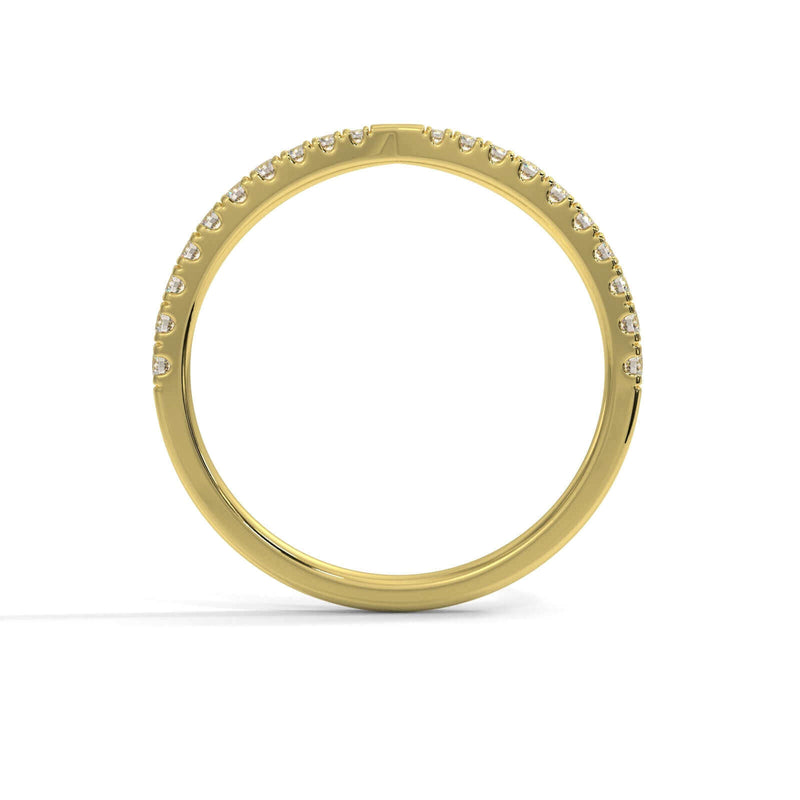 Diamond Bowtie Ring - Yellow Gold