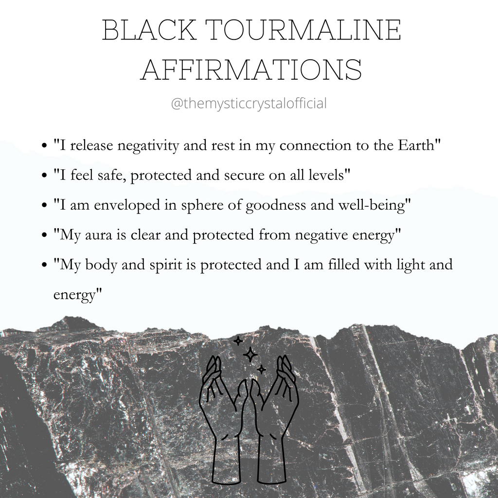 Black Tourmaline Affirmations