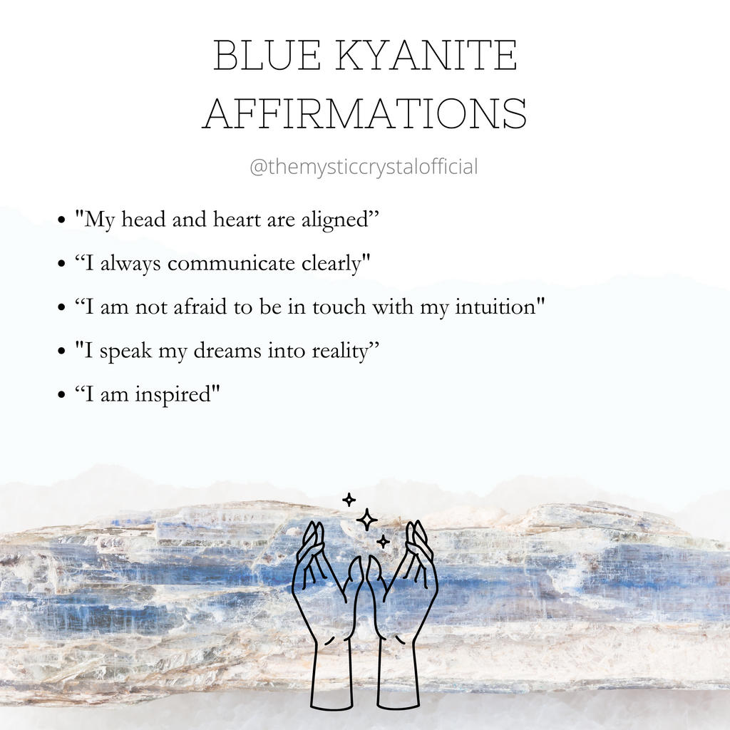 Blue Kyanite Affirmations