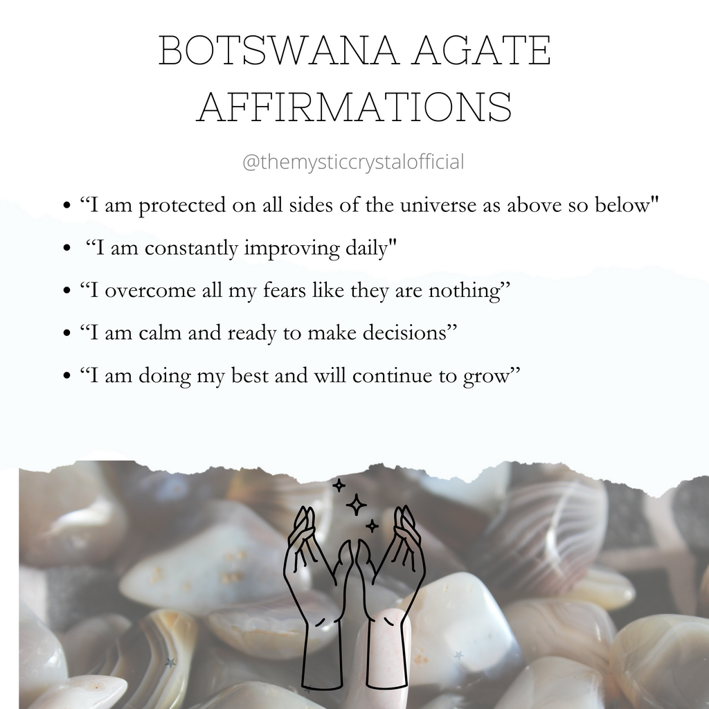 Botswana Agate Affirmations