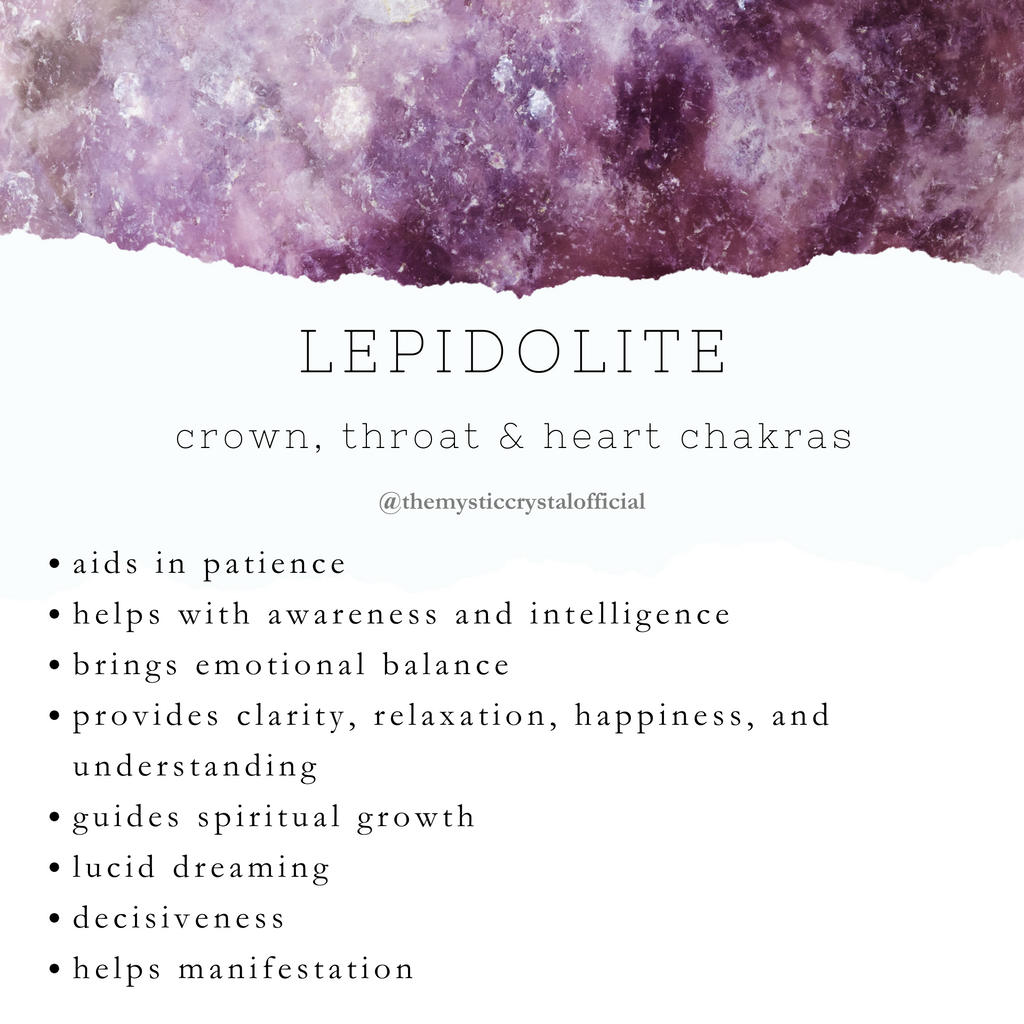 Lepidolite Meaning - Mystic Crystal Dream