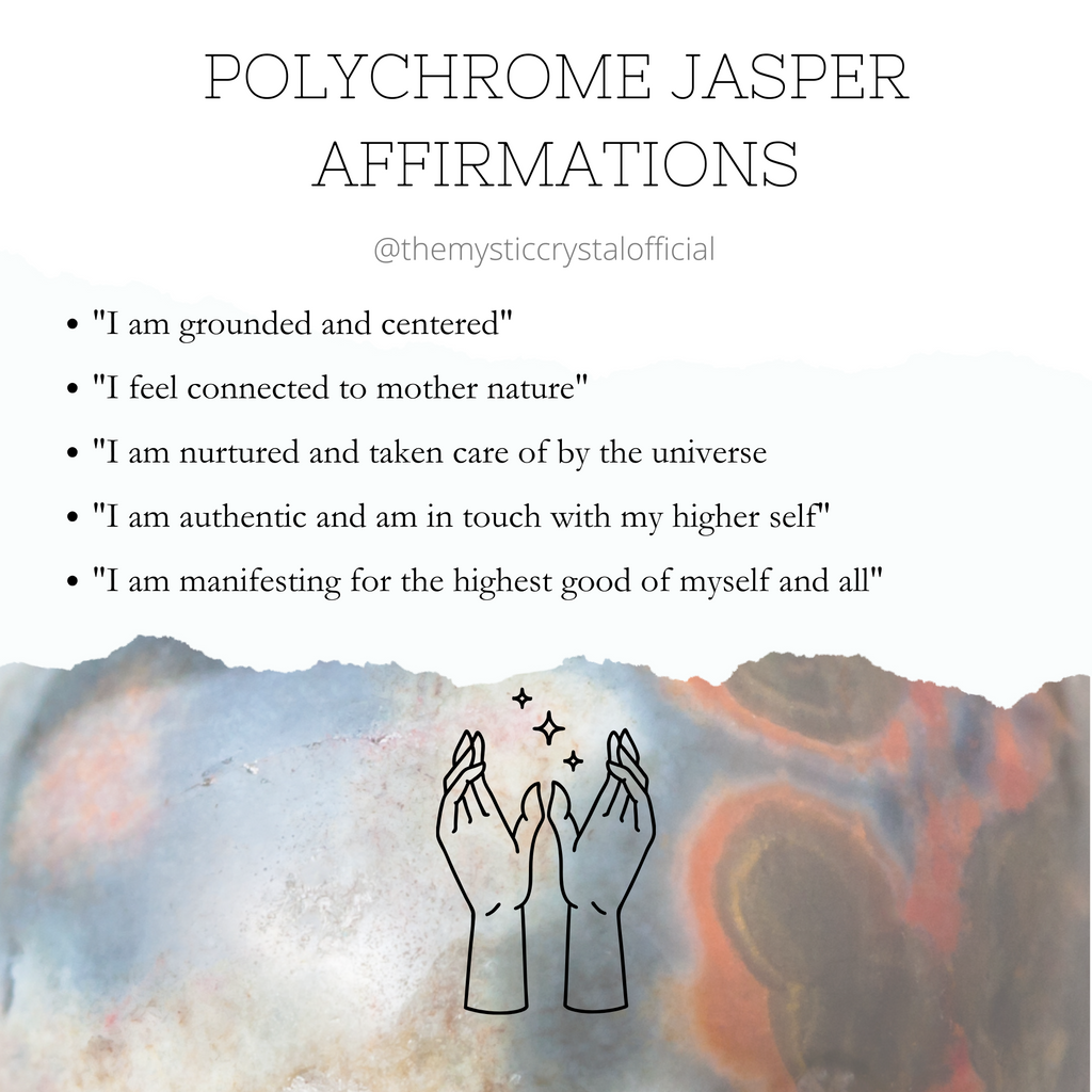 Polychrome Jasper crystal affirmations