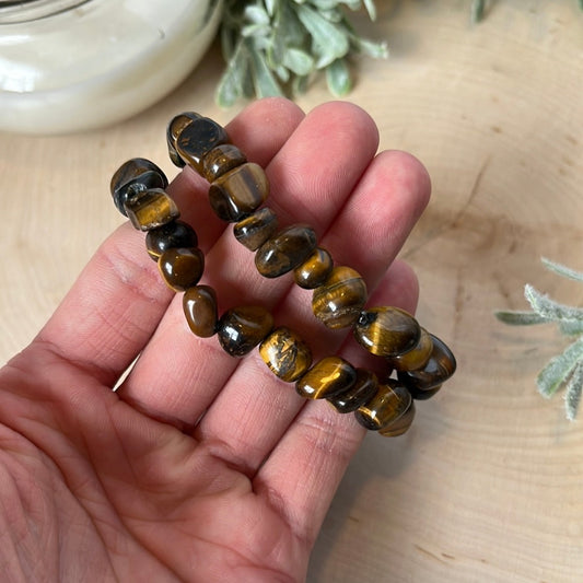 Tiger's Eye Beaded Bracelet – Earth Speaks