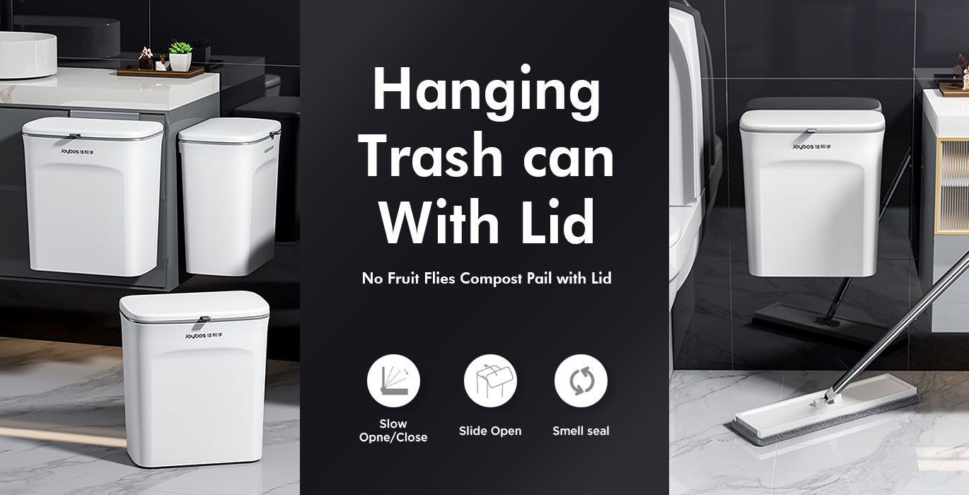 Joybos® Multifunctional Wall Mounted Kitchen Trash Can 19