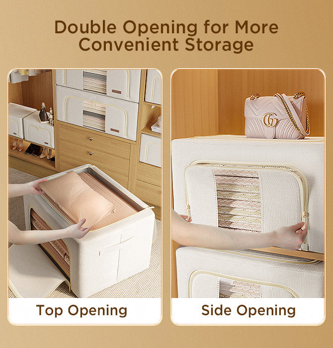 Joybos® Cotton Foldable Clothes Storage Box 8