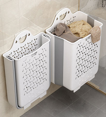 Collapsible Large Laundry Basket Foldable Washing Clothes Pop Up Bin Space Saver