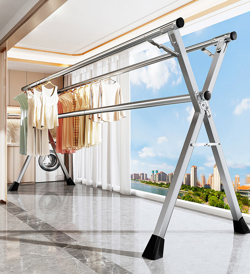 Joybos® Heavy Duty Stainless Steel Foldable Clothes Drying Rack F225