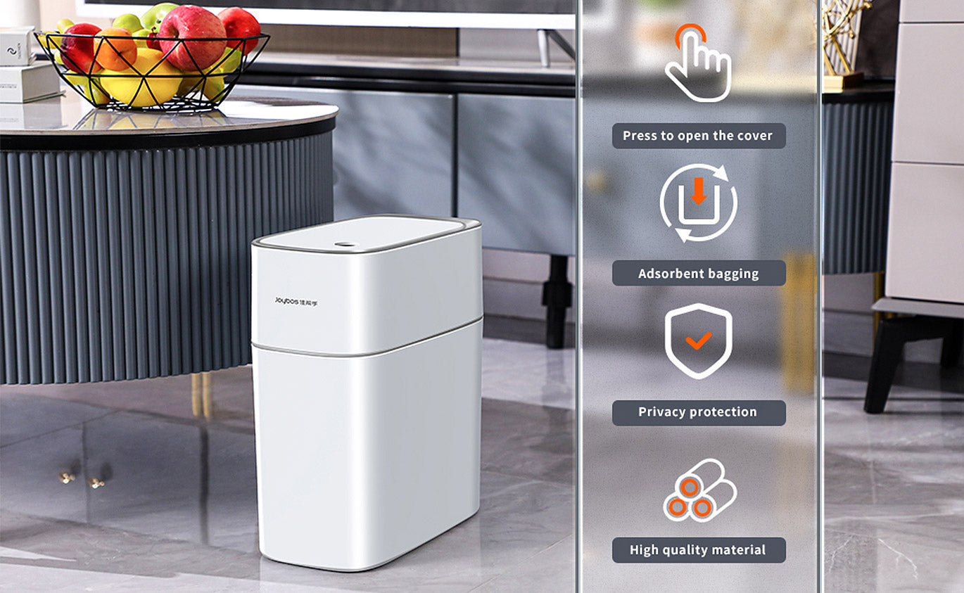 Joybos® Smart Touchless Motion Sensor Adsorption Trash Can 15