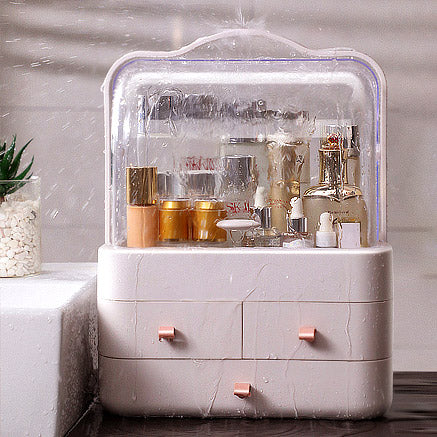 Professional Cosmetic Makeup Organizer Dust Water Proof Cosmetics