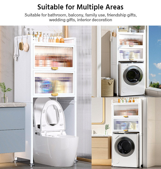 Joybos® 3-Layer Metal Storage Cabinet for Bathroom Laundry 73