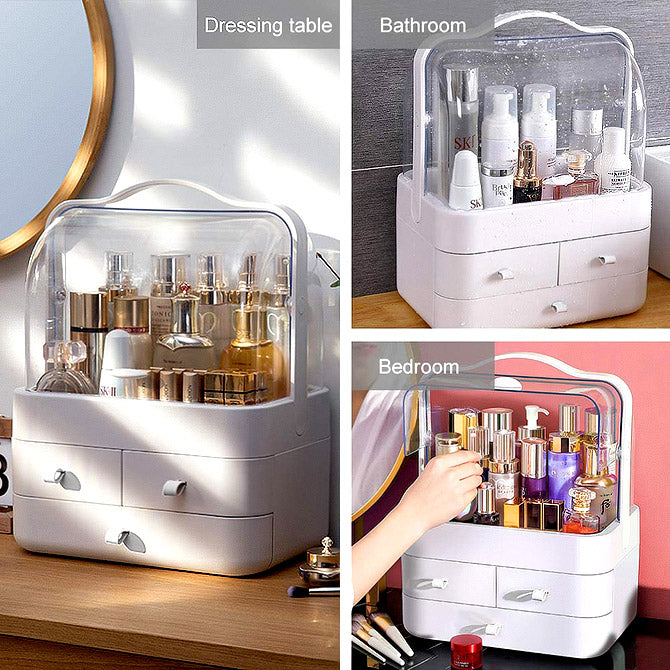 Professional Cosmetic Makeup Organizer Dust Water Proof Cosmetics