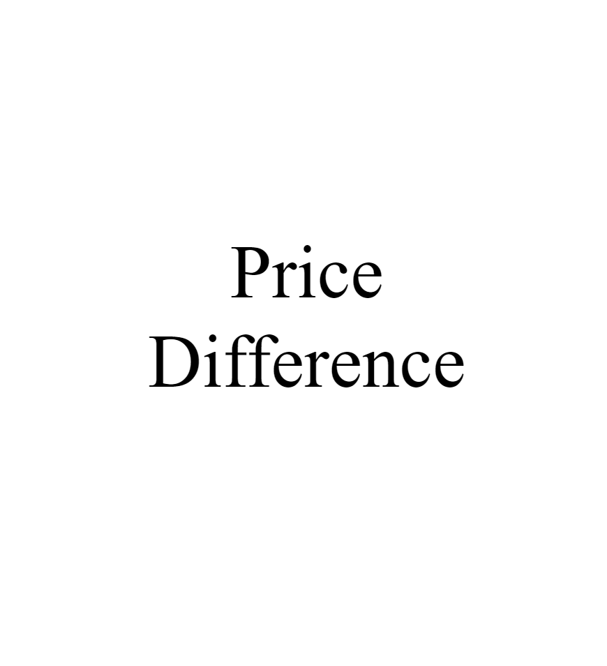 Price Difference