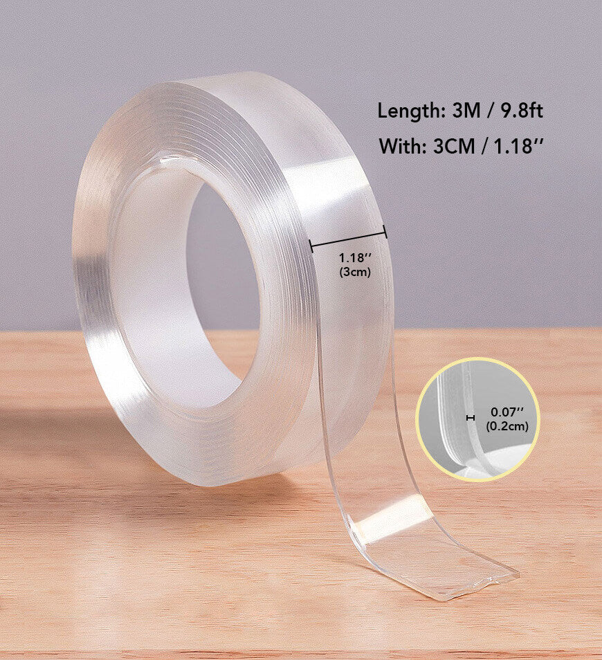 Joybos® Non Adhesive Clear Double Sided Tape
