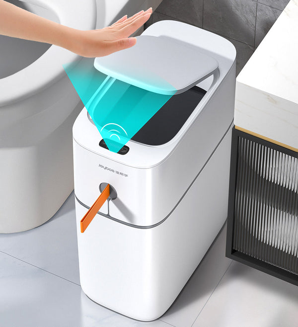  JOYBOS Touchless Bathroom Trash Cans with Lids