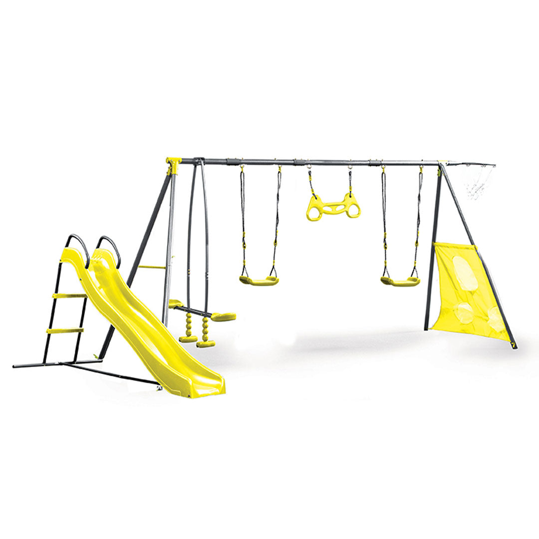 7 function swing set