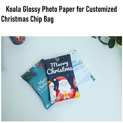  Koala Glossy Thin Inkjet Paper 8.5x11 Inches 100 Sheets  Compatible with Inkjet Printer Use DYE INK 115gsm : Office Products