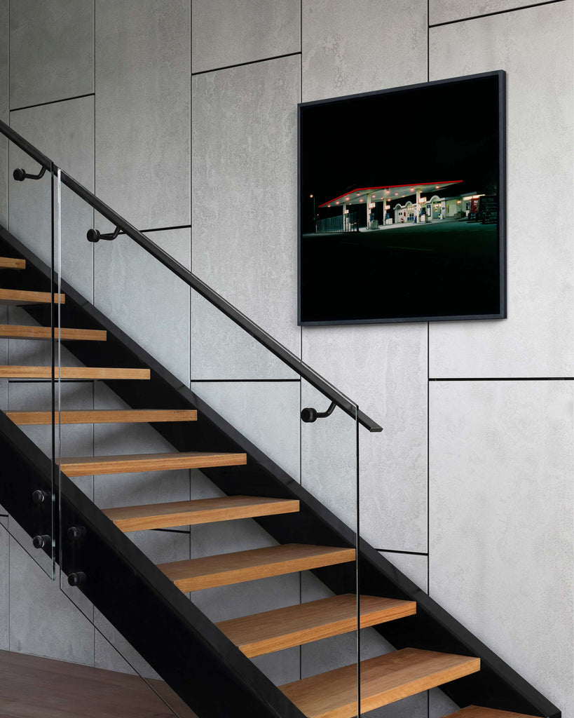 Stairs with a limited edition artwork by Jildo Tim Hof