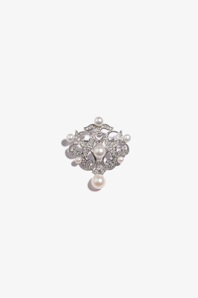 Freshwater Pearl Brooch FH14KGF14