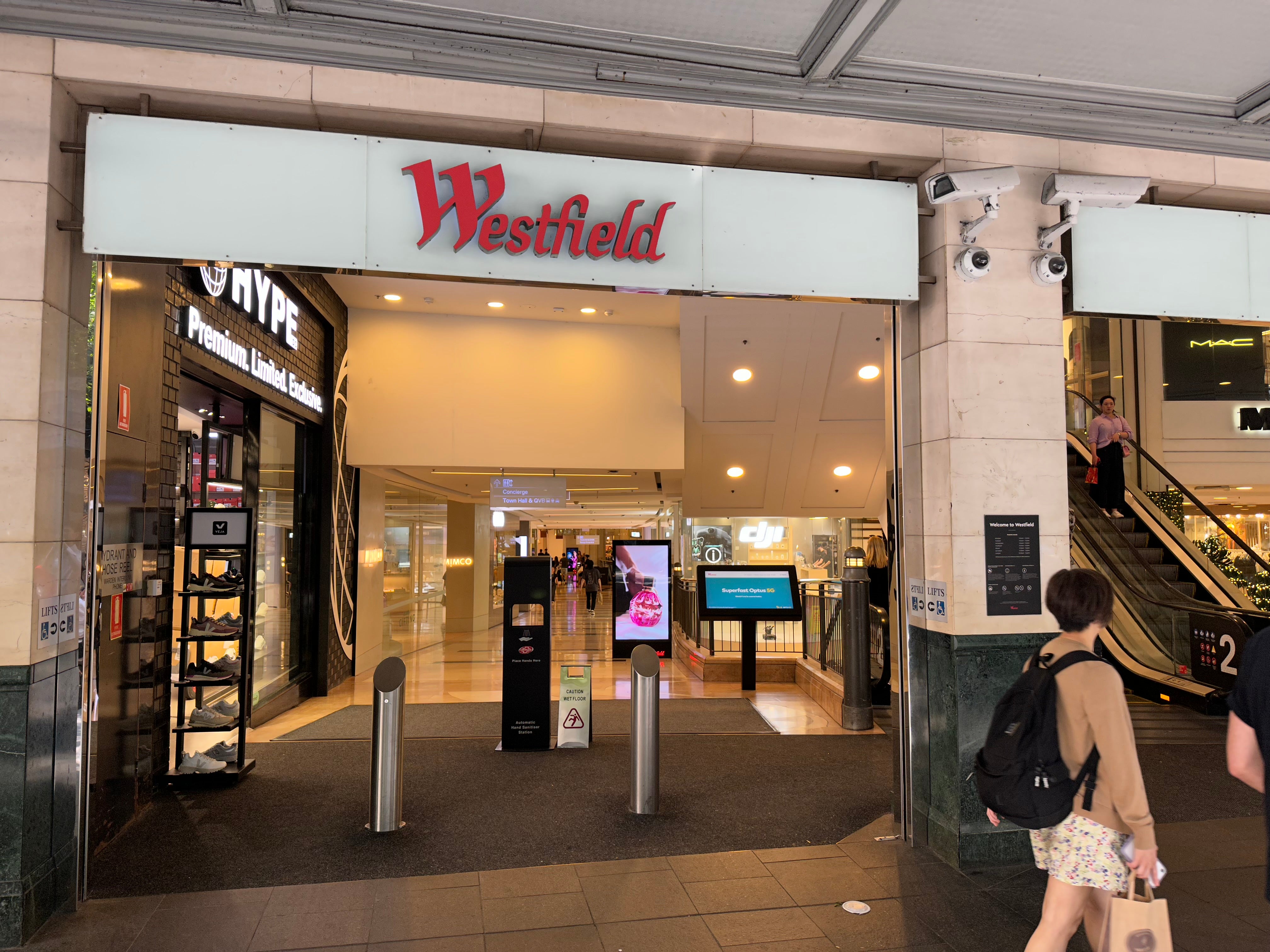 westfield arcade entrance