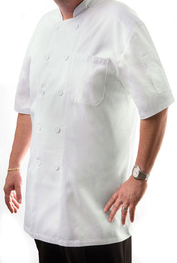 Zipper Front Closure Chef Coat - CC290
